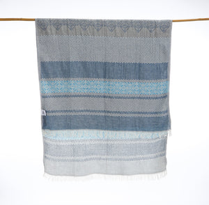 Blue Aquarius Beach Turkish Towel