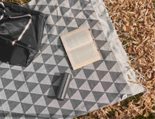 Load image into Gallery viewer, Black Pyramid Turkish Towel