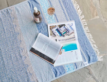 Load image into Gallery viewer, Blue Aquarius Turkish Towel