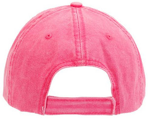 Fuchsia Pigment Dyed Twill Cap