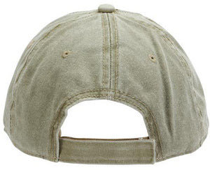 Khaki Pigment Dyed Twill Cap